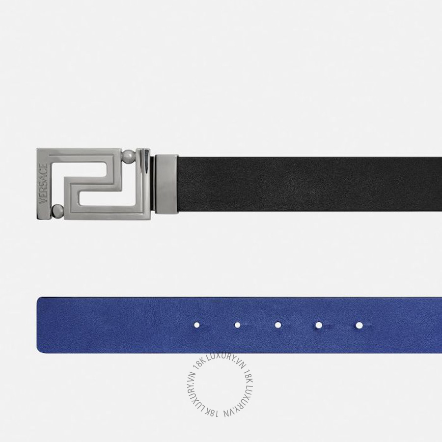 Thắt lưng Versace Greca Leather Reversible Belt 3.5 cm 1022671-DVTP1_2B52E VSC476