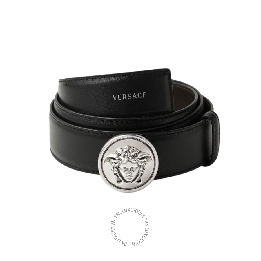 Thắt lưng Versace Leather Belt 3.5 cm 1024410-DVTP1_1B00K VSC475