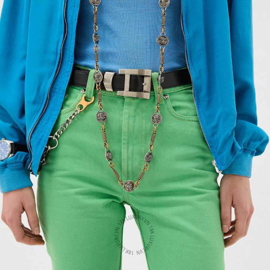 Thắt lưng Versace Leather Belt 3 cm 1023735-1A17848_1B00K VSC453