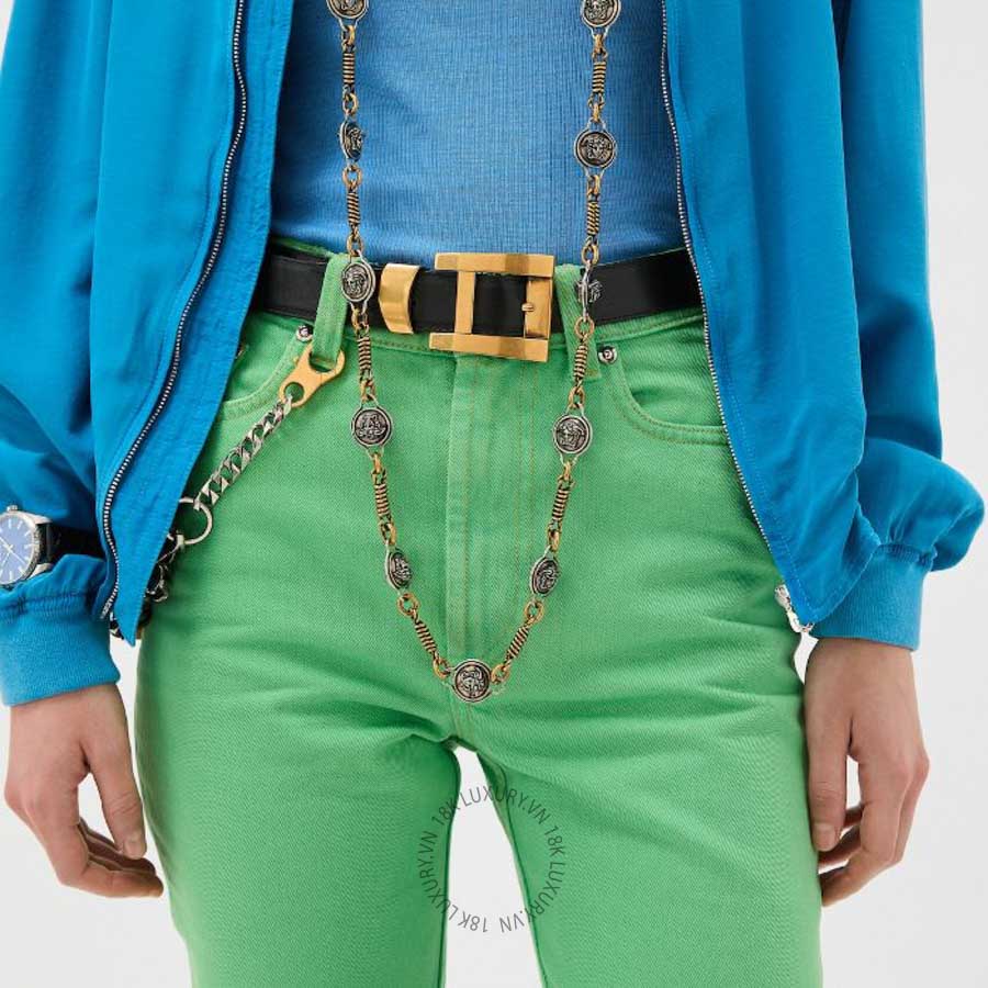 Thắt lưng Versace Leather Belt 3 cm 1023735-1A17848_1B55J VSC450