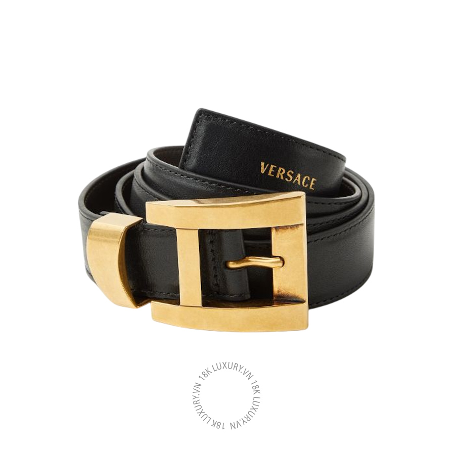 Thắt lưng Versace Leather Belt 3 cm 1023735-1A17848_1B55J VSC450