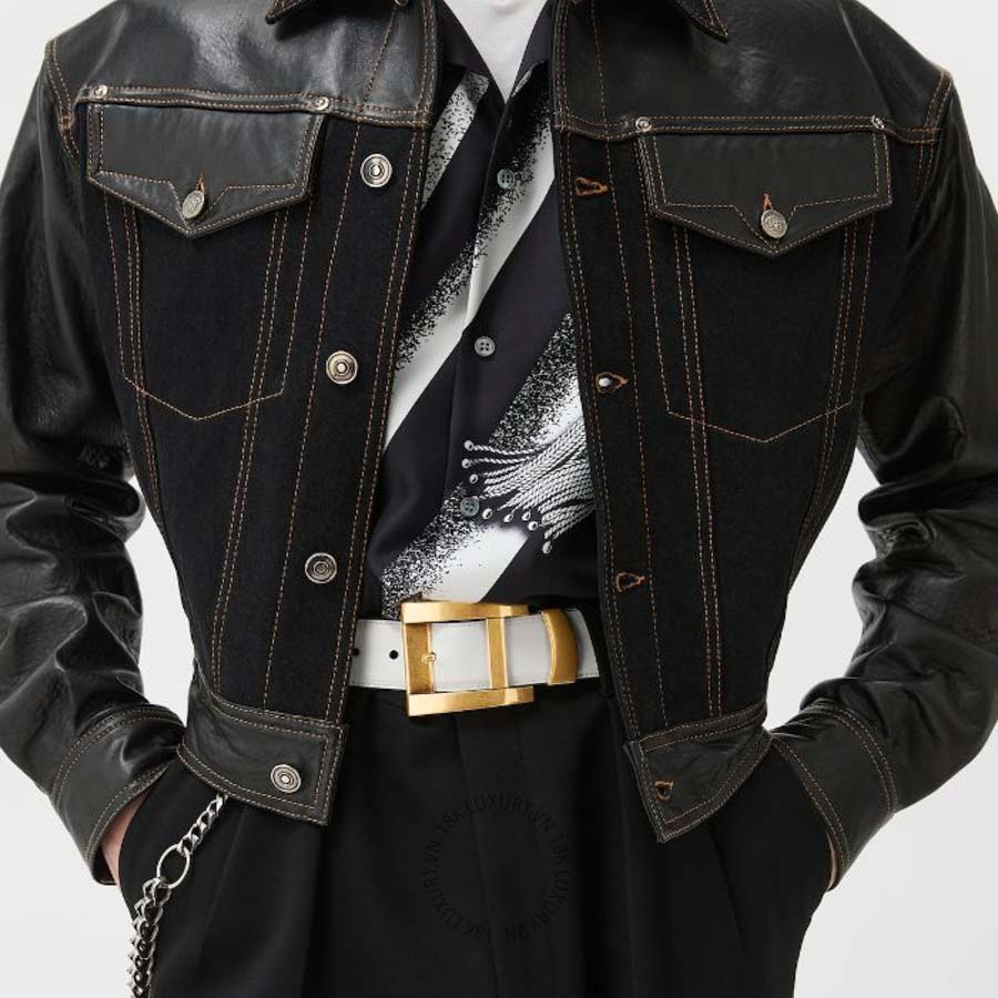 Thắt lưng Versace Leather Belt 4 cm 1024197-1A17848_1W72J VSC485