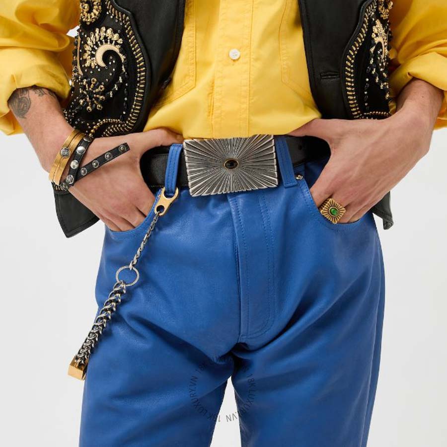 Thắt lưng Versace Leather Belt 4 cm 1024407-1A17848_1B00K VSC494