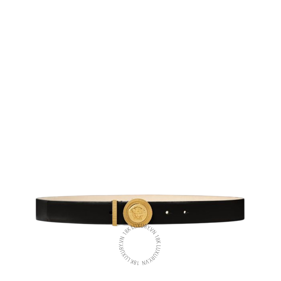Thắt lưng Versace Medusa Biggie Leather Belt 3 cm 1004009-DV3T_1B00V VSC447