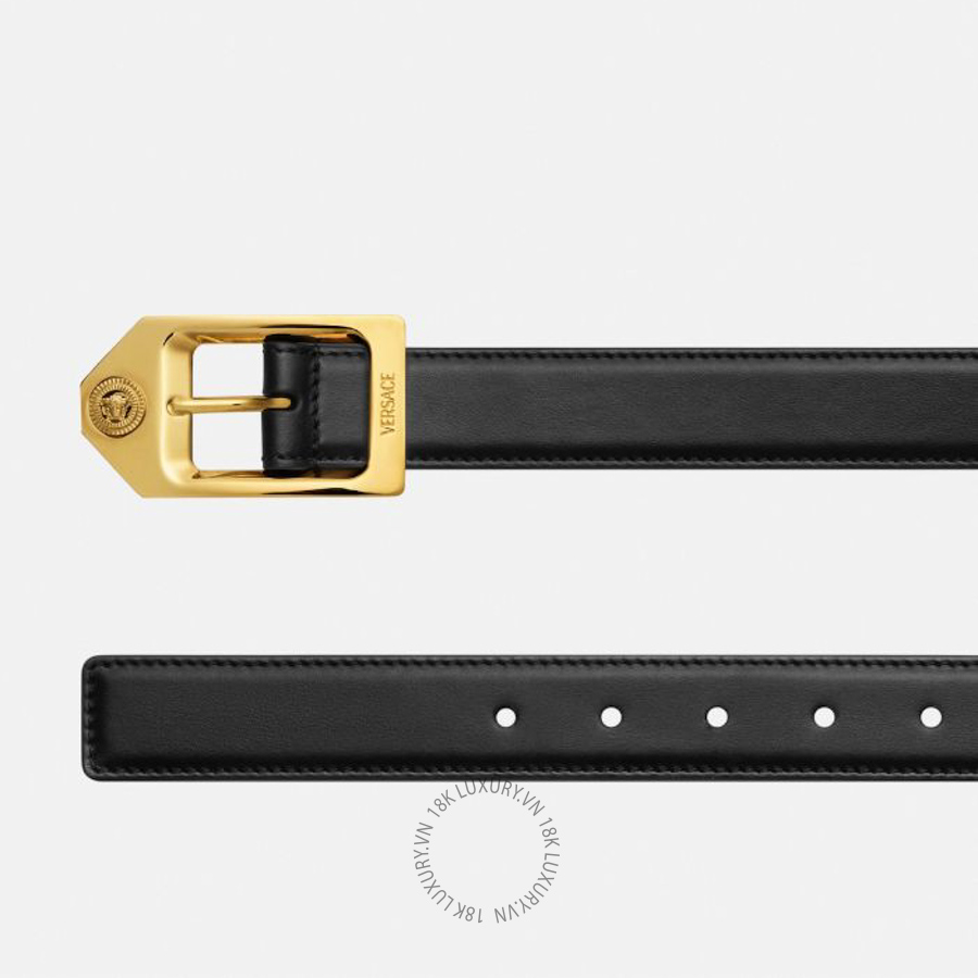 Thắt lưng Versace Medusa Biggie Leather Belt 3 cm 1018810-DVTP1_1B00V VSC473