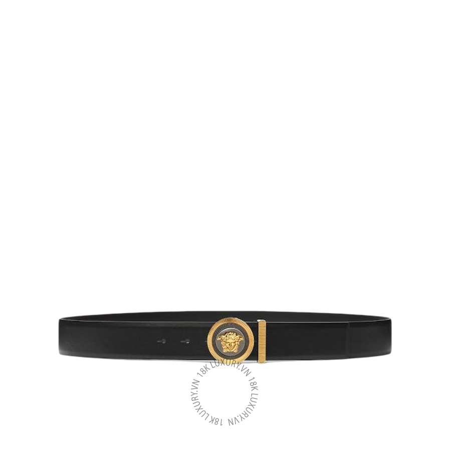 Thắt lưng Versace Medusa Biggie Leather Belt 4 cm 1003873-1A04846_1B00R VSC481