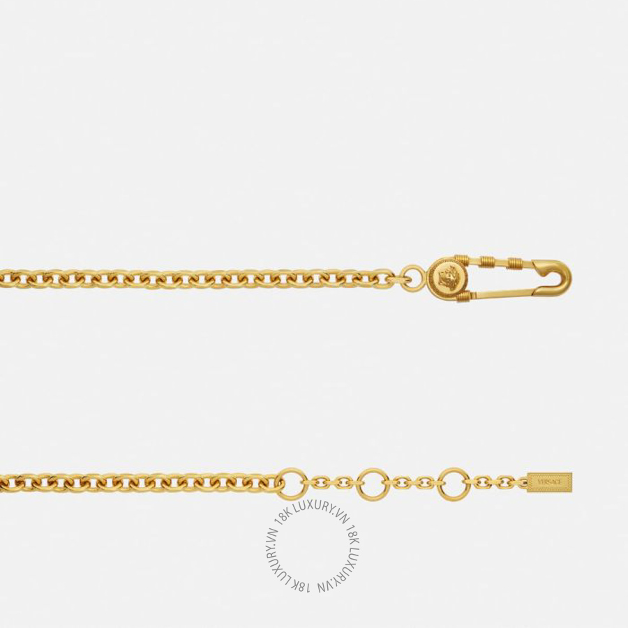 Thắt lưng Versace Safety Pin Chain Belt 1.5 cm 1018366-1A00620_DTU_UNICA_3P000 VSC459