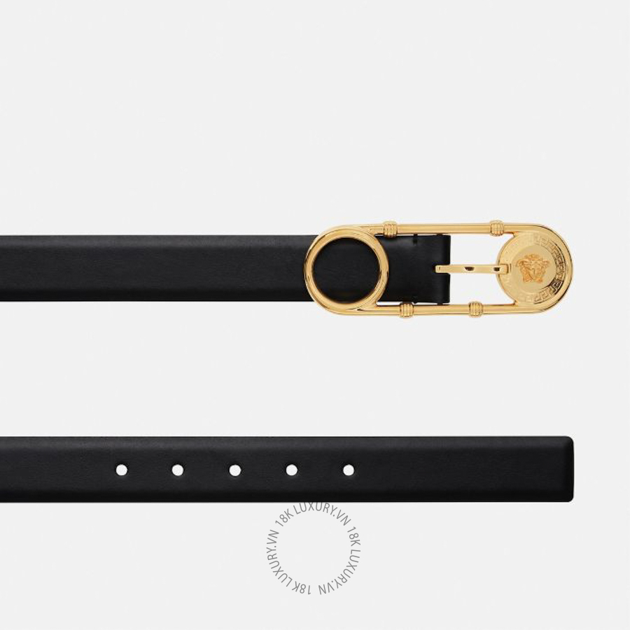 Thắt lưng Versace Safety Pin Leather Belt 3 cm 1005786-DV3T_1B00V VSC444