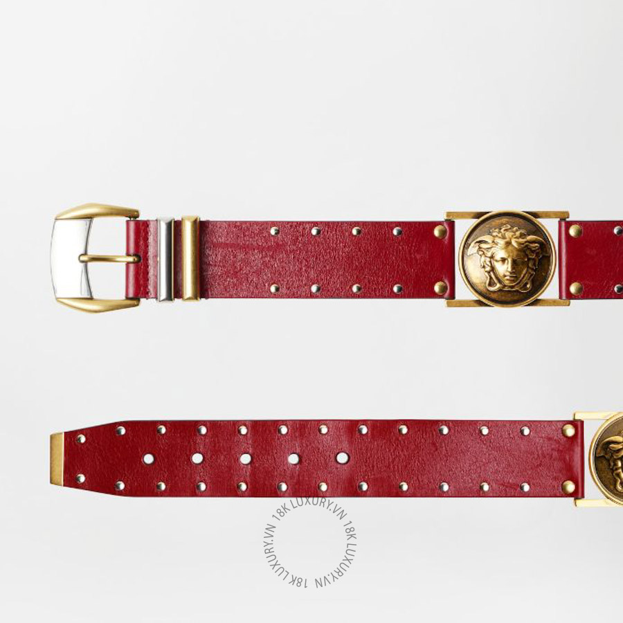 Thắt lưng Versace Studded Leather Belt 4 cm 1025364-1A18495_1RF1X VSC498 8 Thắt lưng Versace Studded Leather Belt 4 cm 1025364-1A18495_1RF1X VSC498