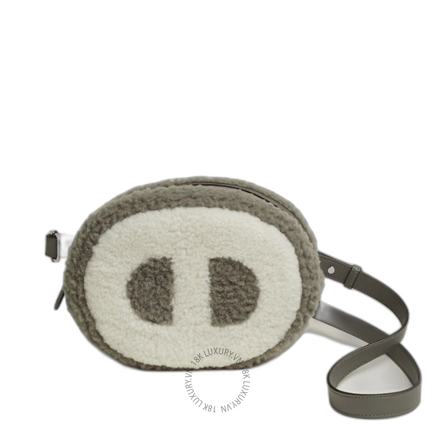 Túi Bao Tử Hermes In-the-Loop plush belt bag Gris Meyer / Écru / Gris Meyer H084987CKAB MHM054