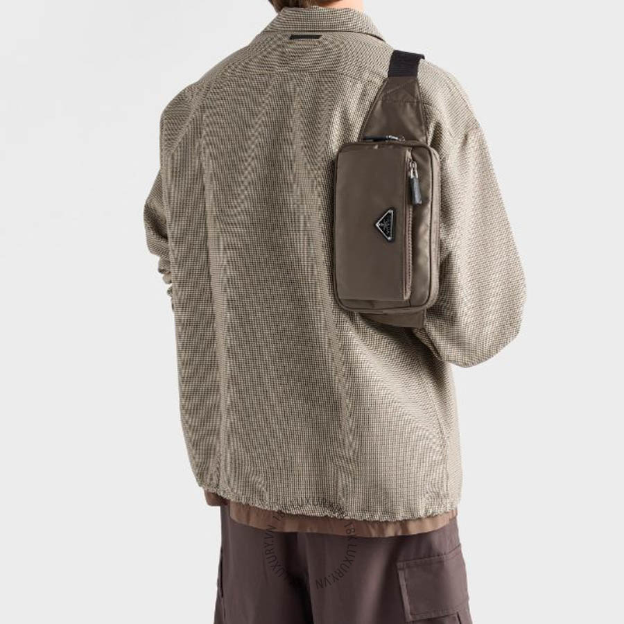 Túi bao tử Prada Re-Nylon and Saffiano leather 2VL977_2DMG_F0170_V_WOO NTPR219