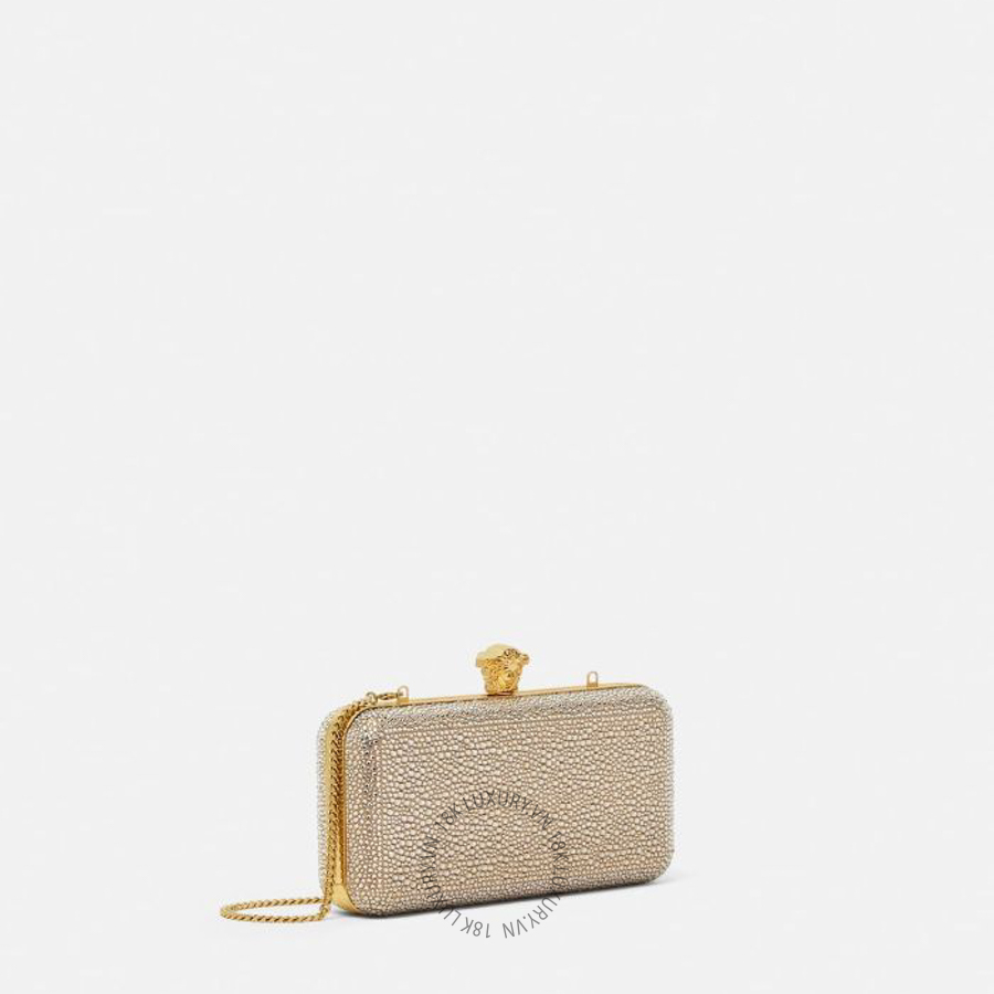 Túi Cầm Tay Versace La Medusa Embellished Satin Clutch 1020996-1A16255_DTU_UNICA_1KK4V VSC169