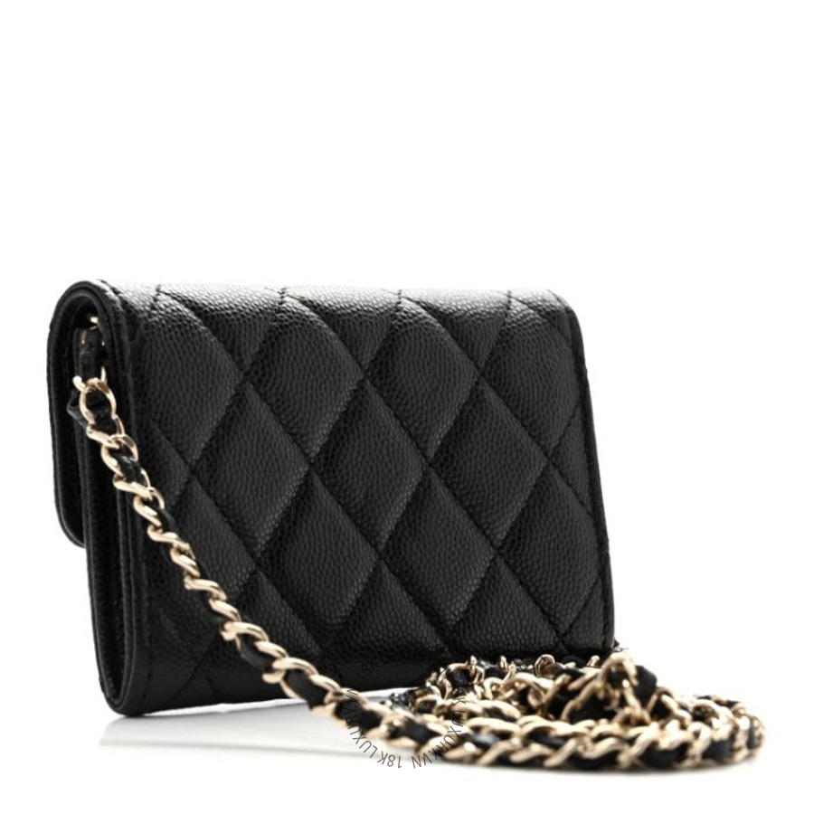 Túi Đeo Chéo Chanel Caviar Quilted Belt Bag Black CDBC016