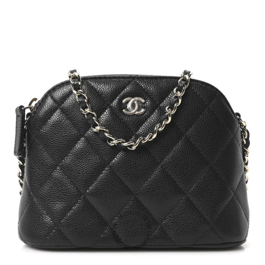 Túi Đeo Chéo Chanel Caviar Quilted Mini Classic Clutch With Chain Black CDBC748