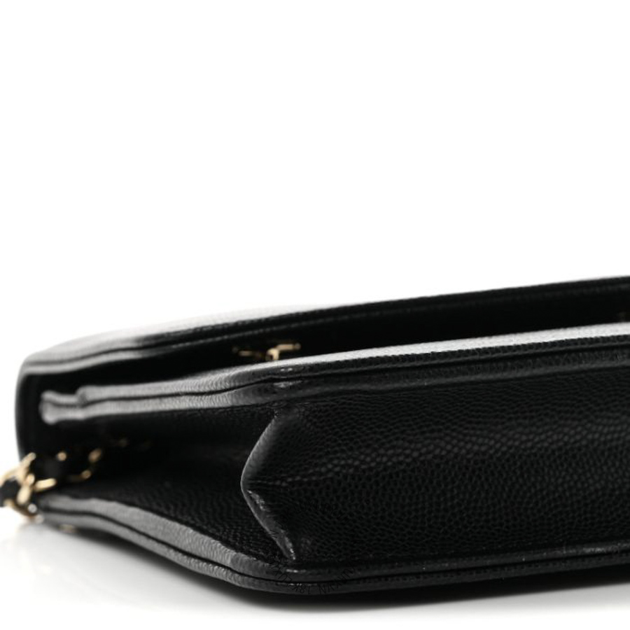 Túi Đeo Chéo Chanel Caviar Timeless CC Wallet On Chain WOC Black CDBC189 21 Túi Đeo Chéo Chanel Caviar Timeless CC Wallet On Chain WOC Black CDBC189