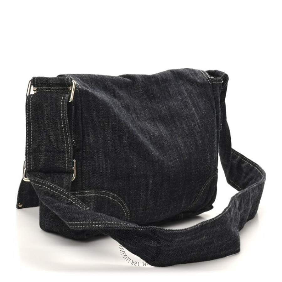 Túi Đeo Chéo Chanel Denim CC Messenger Bag Blue CDBC220
