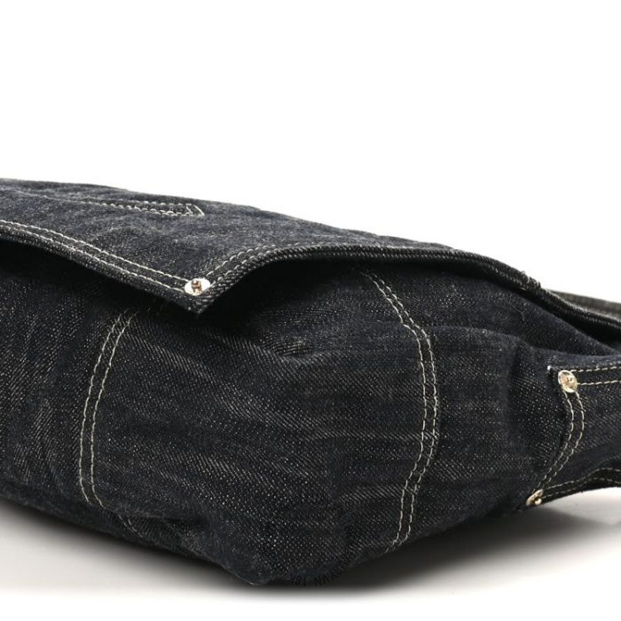 Túi Đeo Chéo Chanel Denim CC Messenger Bag Blue CDBC220 20 Túi Đeo Chéo Chanel Denim CC Messenger Bag Blue CDBC220