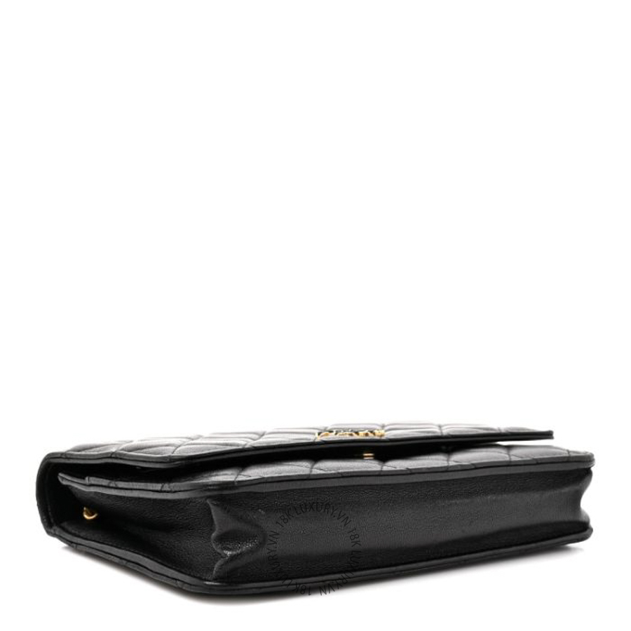 Túi Đeo Chéo Chanel Lambskin Quilted Infinity Wallet On Chain WOC Black CDBC877 16 Túi Đeo Chéo Chanel Lambskin Quilted Infinity Wallet On Chain WOC Black CDBC877