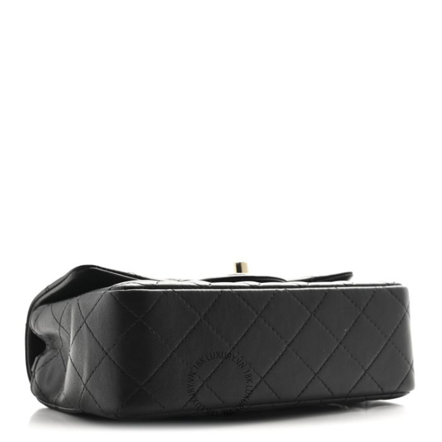 Túi Đeo Chéo Chanel Lambskin Quilted Mini Rectangular Flap Black CDBC049 18 Túi Đeo Chéo Chanel Lambskin Quilted Mini Rectangular Flap Black CDBC049