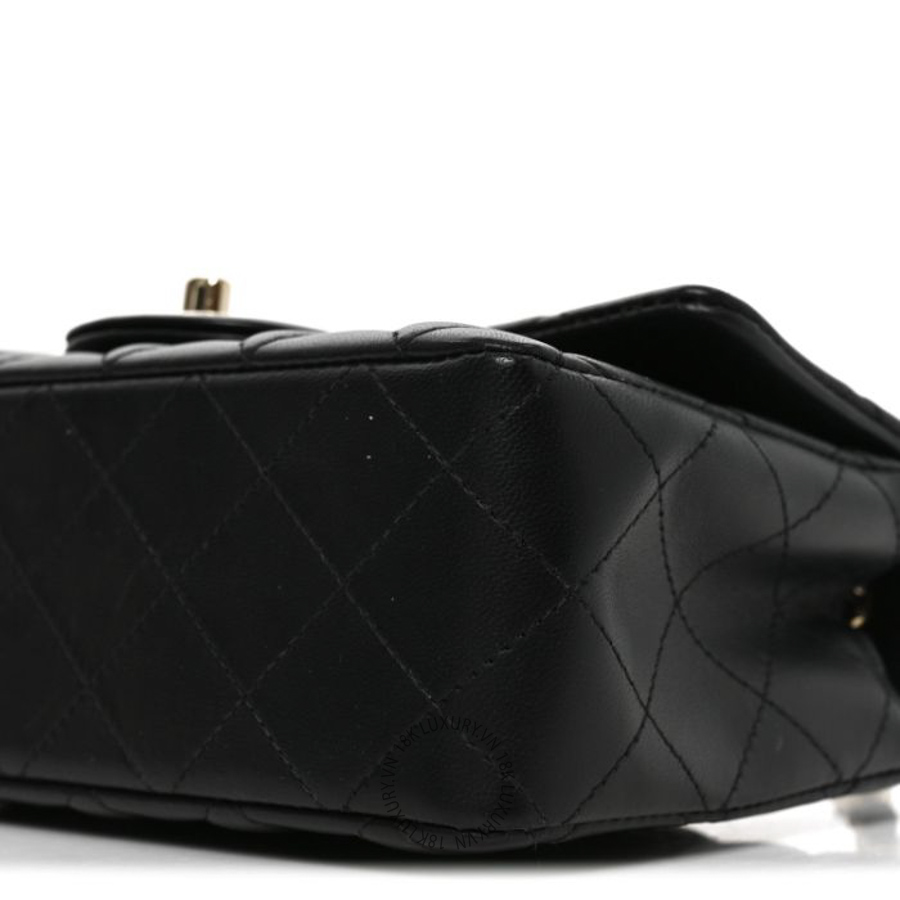 Túi Đeo Chéo Chanel Lambskin Quilted Mini Rectangular Flap Black CDBC306 22 Túi Đeo Chéo Chanel Lambskin Quilted Mini Rectangular Flap Black CDBC306
