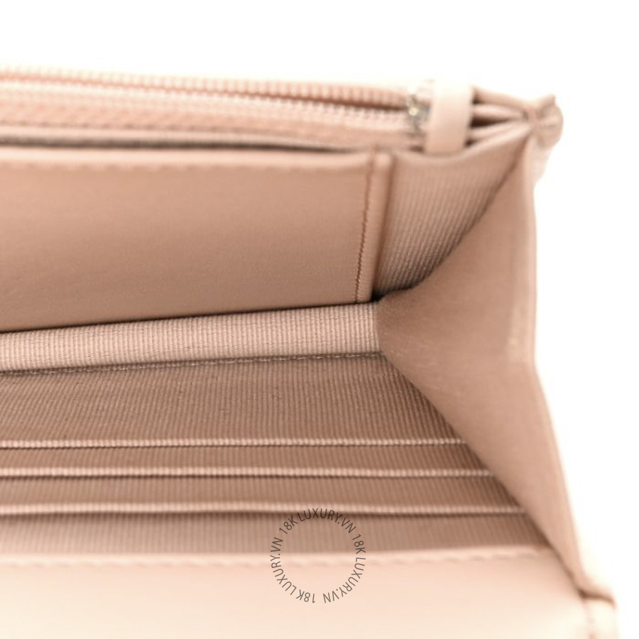 Túi Đeo Chéo Chanel Lambskin Quilted Trendy CC Wallet On Chain WOC Light Beige CDBC387 19 Túi Đeo Chéo Chanel Lambskin Quilted Trendy CC Wallet On Chain WOC Light Beige CDBC387
