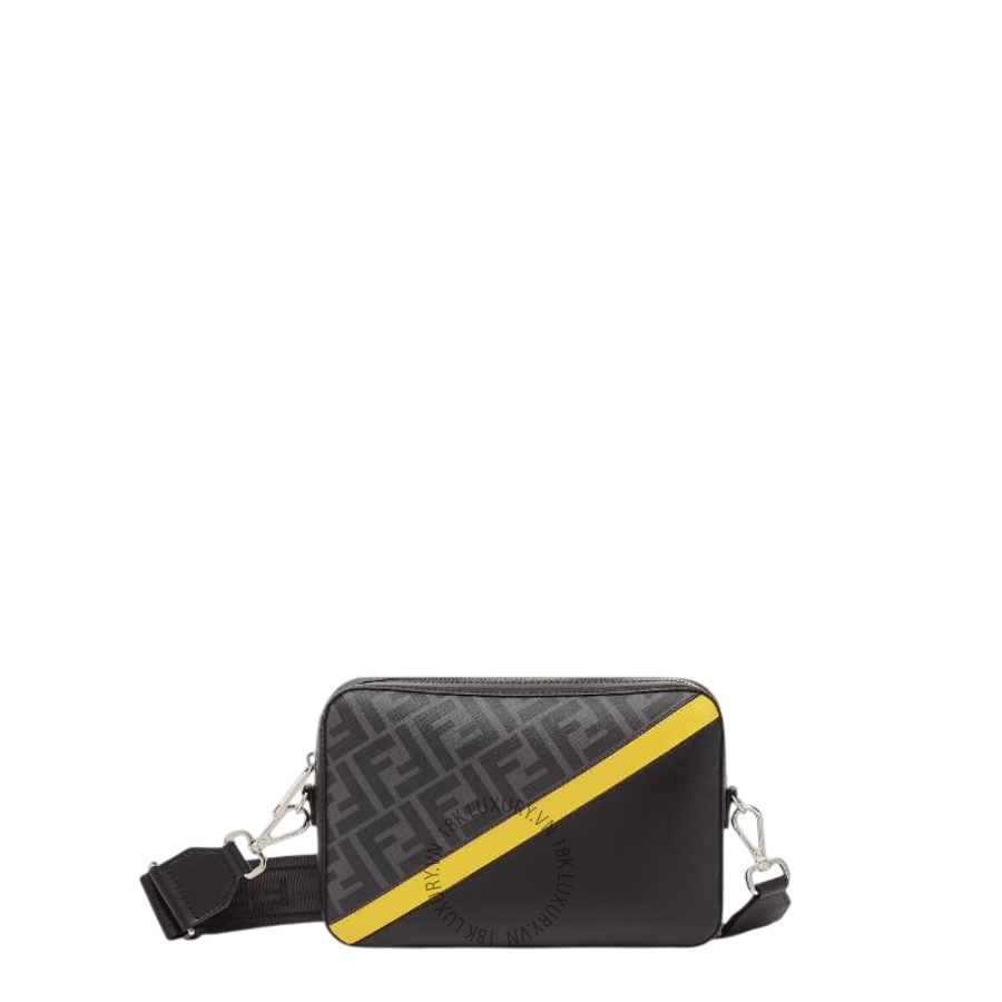 Túi Đeo Chéo Fendi Diagonal Camera Case Gray fabric bag 7M0286ALKAF0R2A FND266
