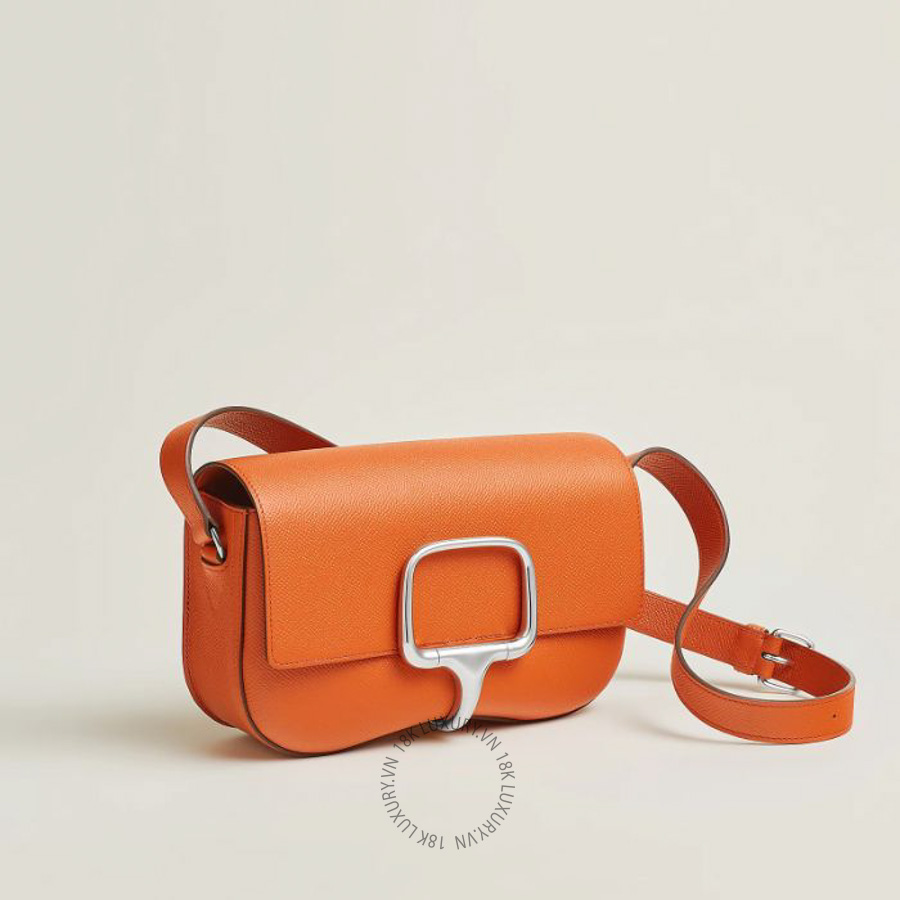 Túi Đeo Chéo Hermes Della Cavalleria Elan bag Orange H084658CK93 MHM056