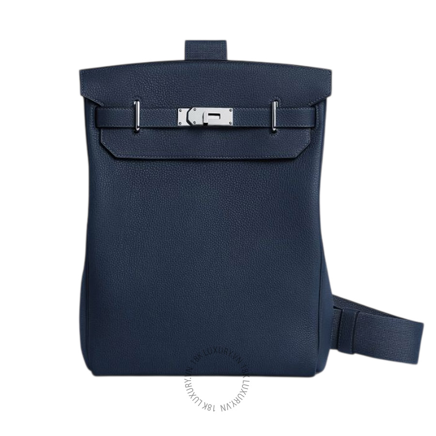 Túi Đeo Chéo Hermes Hac a Dos GM backpack Bleu Abysse H083591CK7K MHM100