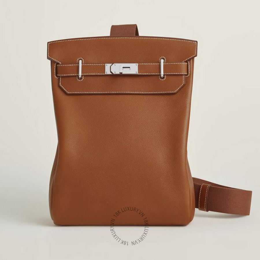 Túi Đeo Chéo Hermes Hac a Dos GM backpack Fauve H083848CK34 MHM101