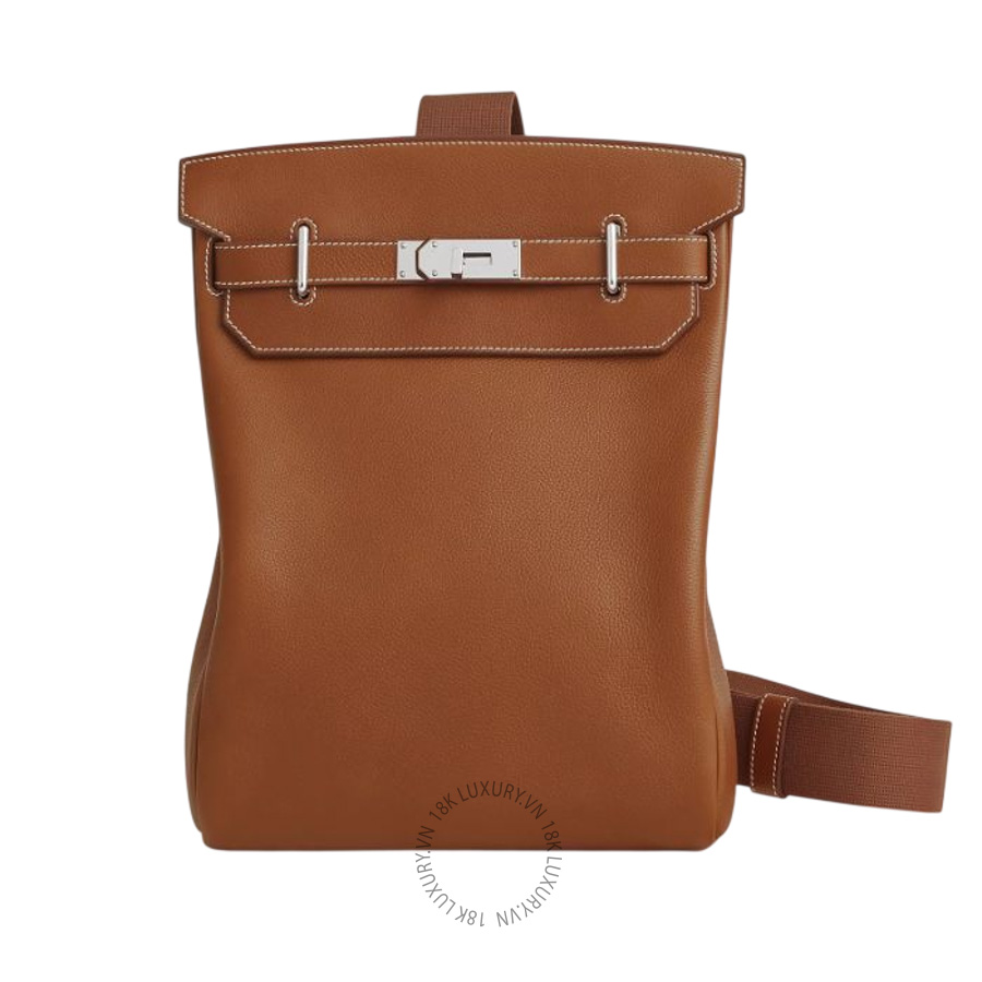 Túi Đeo Chéo Hermes Hac a Dos GM backpack Fauve H083848CK34 MHM101