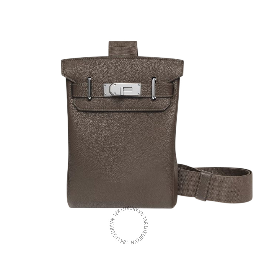 Túi Đeo Chéo Hermes Hac a Dos PM backpack Gris Étain Nâu Xám H083589CK8F MHM079