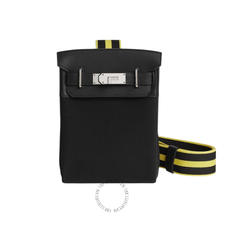 Túi Đeo Chéo Hermes Hac a Dos PM backpack Noir / Noir / Noir / New Lime H085316CKAA MHM089