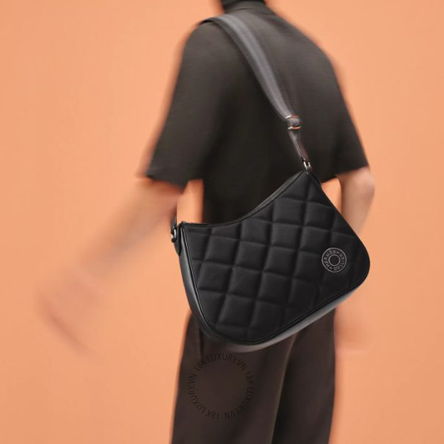 Túi Đeo Chéo Hermes Horseback bag Noir / Noir / Graphite / Noir H085410CKAD MHM035