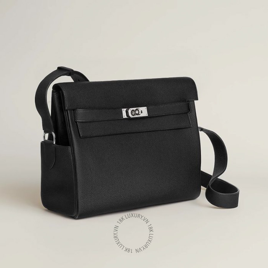 Túi Đeo Chéo Hermes Kelly Messenger bag Noir H084683CK89 MHM115 15 Túi Đeo Chéo Hermes Kelly Messenger bag Noir H084683CK89 MHM115