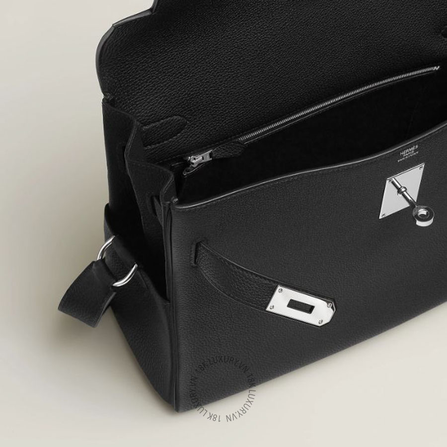Túi Đeo Chéo Hermes Kelly Messenger bag Noir H084683CK89 MHM115 16 Túi Đeo Chéo Hermes Kelly Messenger bag Noir H084683CK89 MHM115
