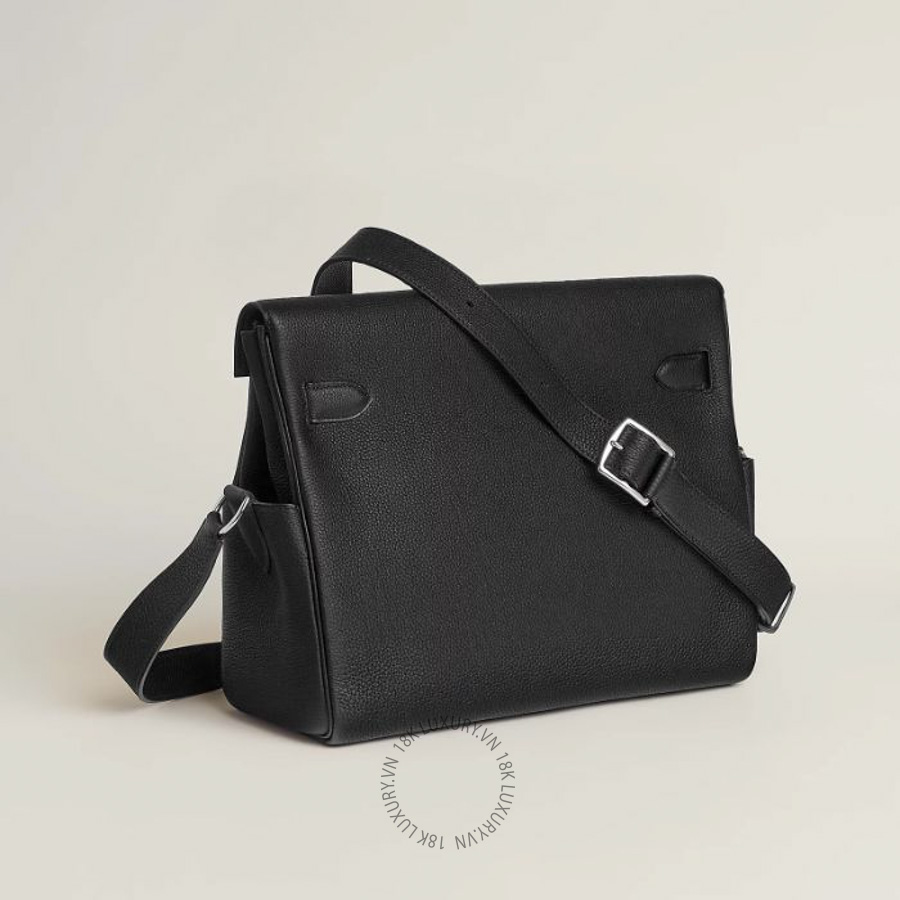 Túi Đeo Chéo Hermes Kelly Messenger bag Noir H084683CK89 MHM115 17 Túi Đeo Chéo Hermes Kelly Messenger bag Noir H084683CK89 MHM115