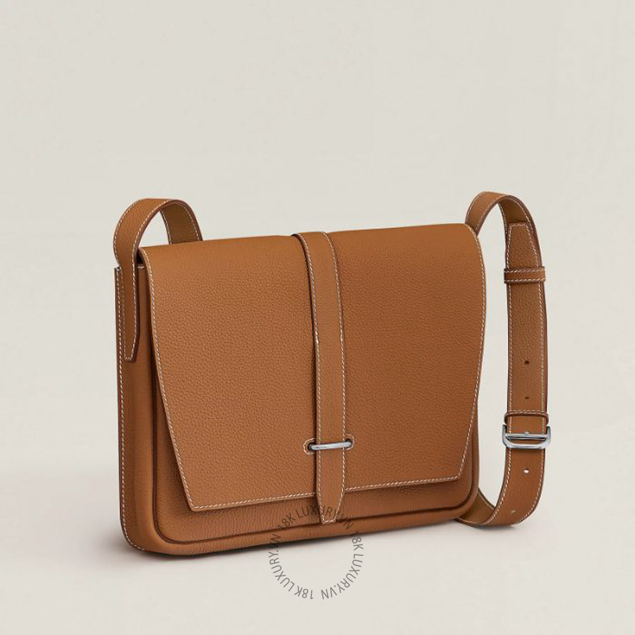 Túi Đeo Chéo Hermes Steve light junior messenger bag Gold H082119CK37 MHM041 12 Túi Đeo Chéo Hermes Steve light junior messenger bag Gold H082119CK37 MHM041