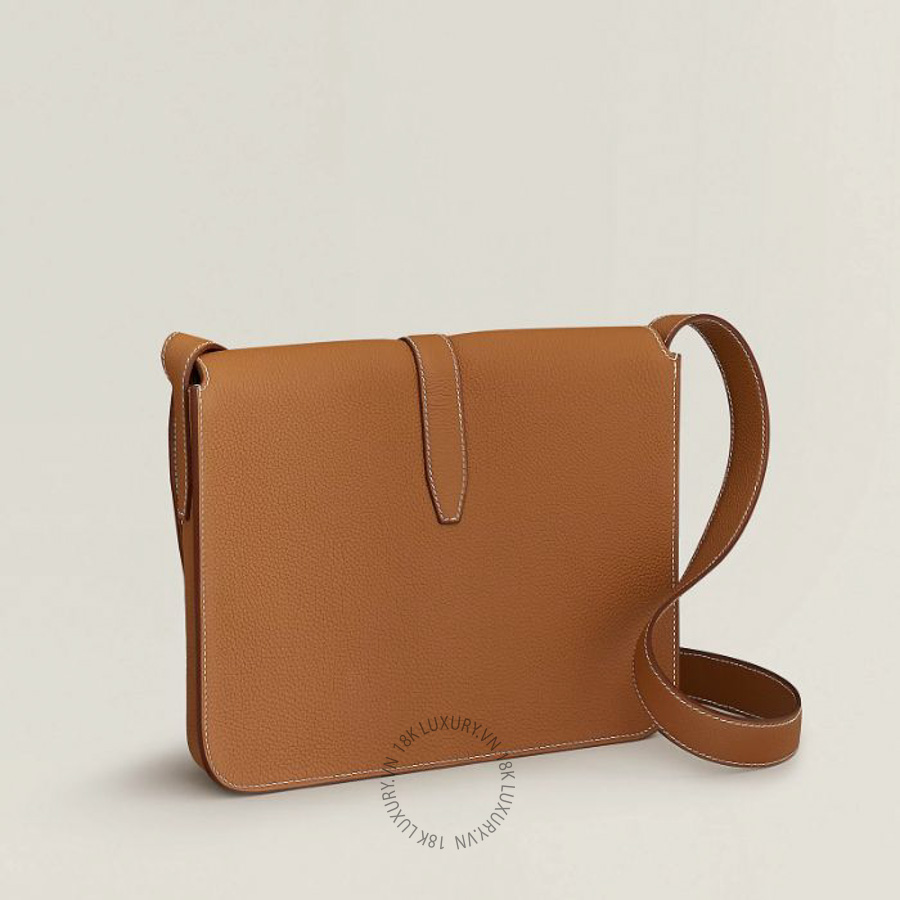Túi Đeo Chéo Hermes Steve light junior messenger bag Gold H082119CK37 MHM041 14 Túi Đeo Chéo Hermes Steve light junior messenger bag Gold H082119CK37 MHM041