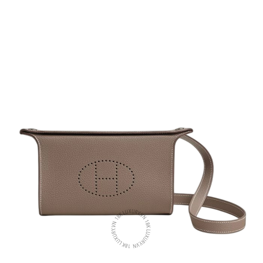 Túi Đeo Chéo Hermes Videpoches bag Étoupe H088914CK18 MHM025
