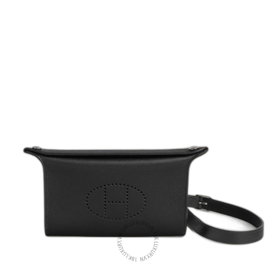 Túi Đeo Chéo Hermes Videpoches bag Noir H086279CK89 MHM015