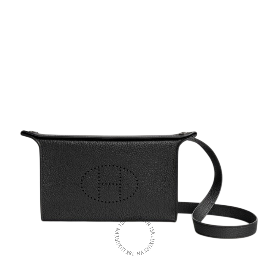 Túi Đeo Chéo Hermes Videpoches bag Noir H088914CK89 MHM026