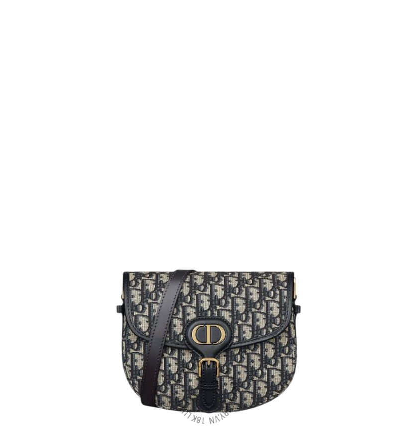 Túi Đeo Chéo Medium Dior Bobby Bag Blue Dior Oblique Jacquard M9337UTZQ_M928 AMXM255