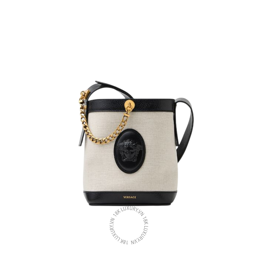 Túi Đeo Chéo Mini Versace Pivot Mini Canvas Bucket Bag 1026048-1A17455_DTU_UNICA_2K00J VSC013