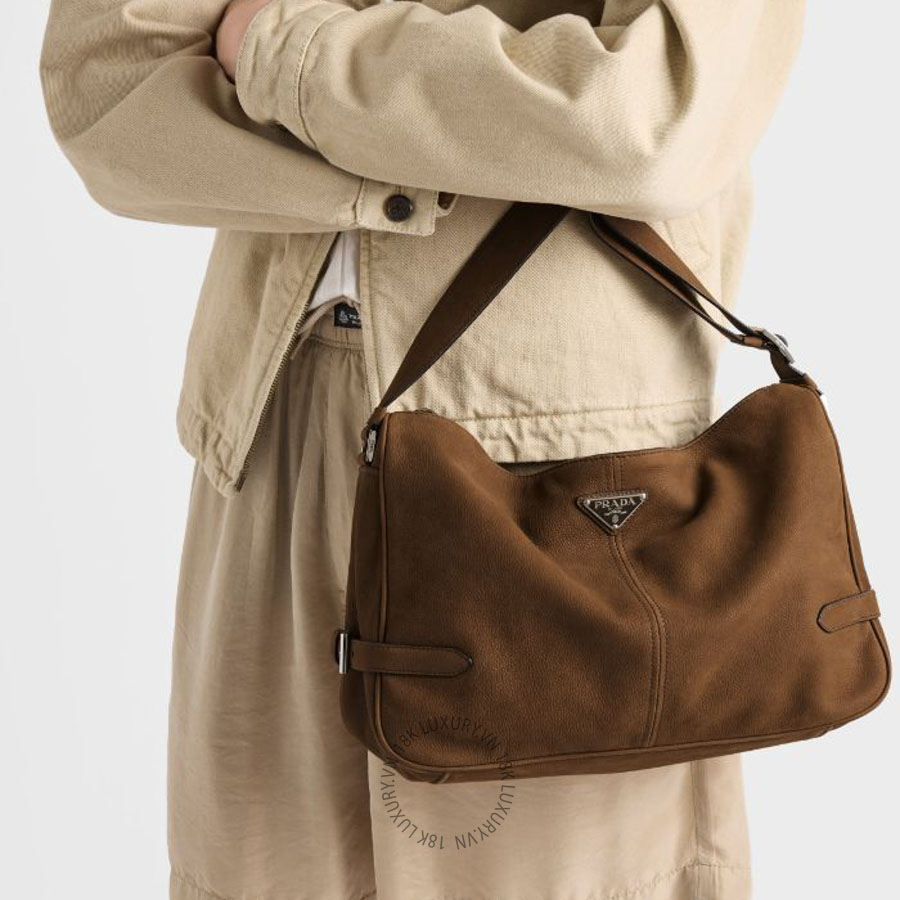 Túi đeo chéo Prada Nubuck leather shoulder 2VH187_2GB8_F0324_V_OOO NTPR311