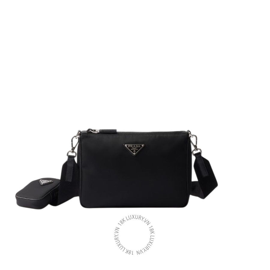 Túi đeo chéo Prada Re-Nylon and Saffiano leather shoulder 2VH113_2DMH_F0002_V_XOP NTPR230