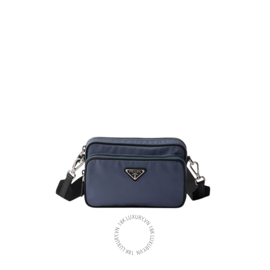Túi đeo chéo Prada Re-Nylon and Saffiano leather shoulder 2VH170_2DMH_F0D57_V_XOO NTPR235