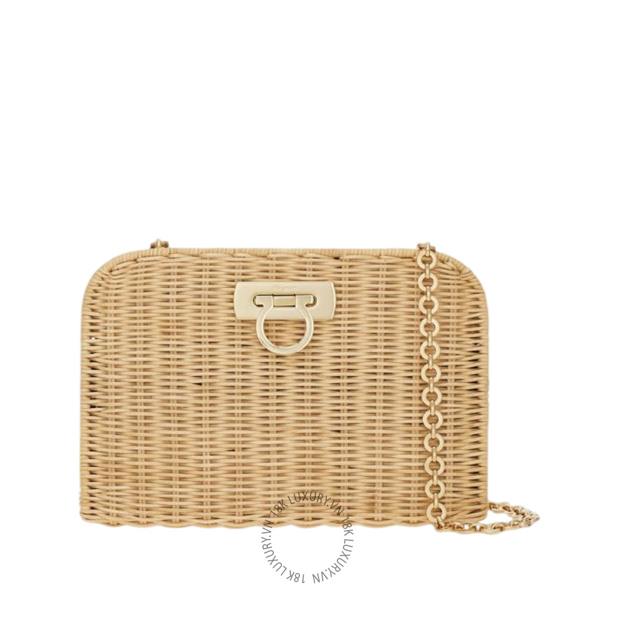 Túi Đeo Chéo Salvatore Ferragamo Diana clutch (S) Natural nude 21A699793860 MTRK245