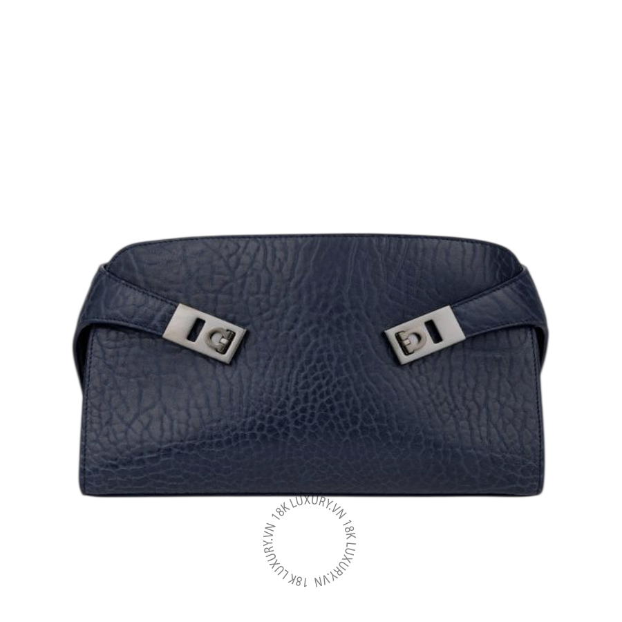 Túi đeo chéo Salvatore Ferragamo hug messenger bag navy blue 241790795500 PUCH014