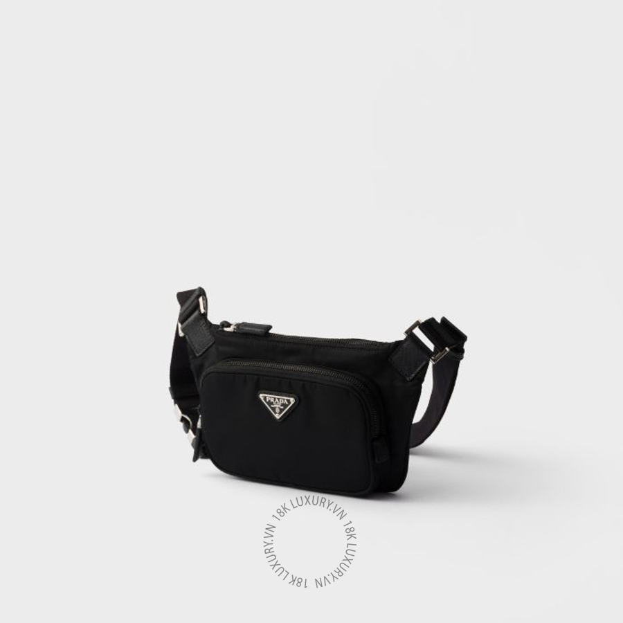 Túi đeo vai Prada Re-Nylon and Saffiano leather shoulder bag 2VH128_2DMH_F0002_V_OFM NTPR222