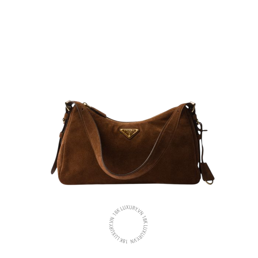 Túi kẹp nách Prada Aimée medium suede shoulder bag 1BC229_2C4S_F0324_V_LVM NTPR014